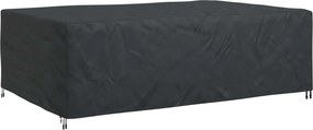 vidaXL Bútor takaró Egyszínű Fekete 300 x 200 x 90 cm 420D
