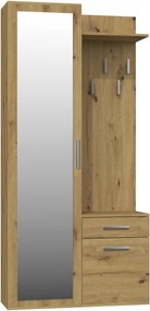 Duo előszobafal, tölgy