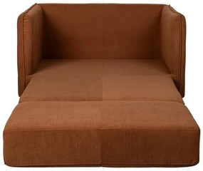 Narancssárgásbarna fotel Jopie – White Label