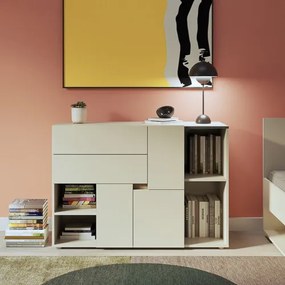 Szekrény 3 ajtós és 2 fiókos kivitelben LENS