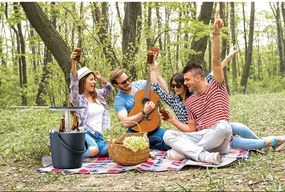 Műanyag kerti asztal jégtartóval ø 38 cm Go – Keter