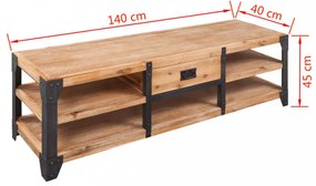 3 részes tömör akácfa nappali bútorgarnitúra