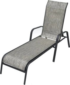 ROJAPLAST Kerti nyugágy fémből ZWC-52 Szürke 188 cm