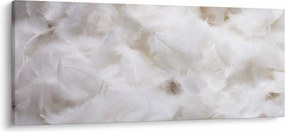 Kép - Fehér tollak (120x50 cm)
