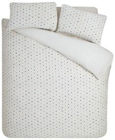 Krémszínű kétszemélyes mikroplüss ágyneműhuzat 200x200 cm Cosy Spot – Catherine Lansfield