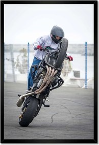 Poszterek keretben 40x60 Motorral egy keréken