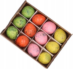 Húsvéti Fürjtojás színes 12db