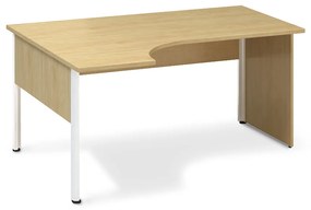 ProOffice A ergonomikus asztal 180 x 120 cm, bal, vadkörte