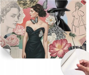 Öntapadós Dekoratív Fotótapéta Hálószobába Virágok és portrék 152x104