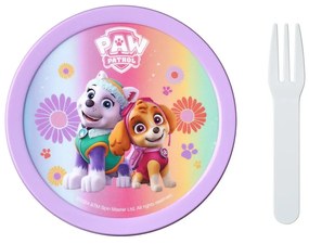 Gyerek uzsonnás doboz villával Paw patrol girls – Mepal