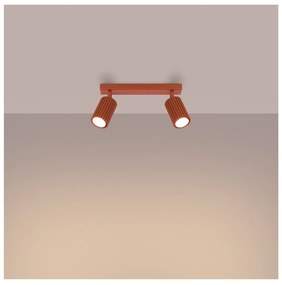 Téglavörös spotlámpa 6,5x30 cm Gleam – Sollux