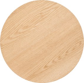 Tamis kerek dohányzóasztal 40 cm - natúr
