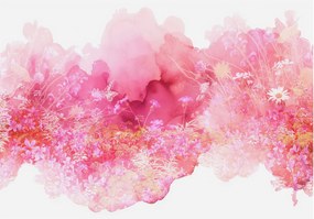 Dekoratív fotótapéta falra Könnyű összeszerelés Virágos minta 312x219 Ragasztó