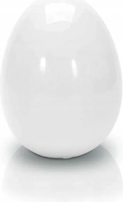 Fehér kerámia húsvéti tojás figura 10 cm