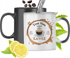 Mágikus Bögre Hani Fekete Színváltós, fényképes nyomattal