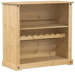 Corona tömör fenyőfa bortároló szekrény 107,5x51x105,5 cm