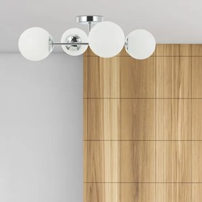 Felületre szerelt csillár MADDIE 4xE14/5W/230V fényes króm