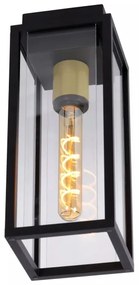 Lucide 27105/01/30- Kültéri fali lámpa LAURENS 1xE27/15W/230V IP54 fekete