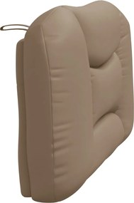 cappuccino színű műbőr fejtámla párna Hvar 100 cm