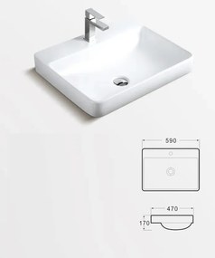 AREZZO design Houston 59x47 mosdótál AR-319