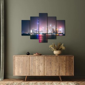 Éjszakai Shanghai képe (150x105 cm)