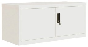 fehér acél irattartó szekrény 90x40x240 cm