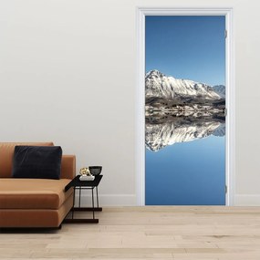 Fotótapéta ajtóra - A hegyek tükörképe (95x205cm)