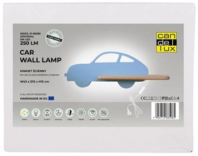 Kék gyerek lámpa Car – Candellux Lighting