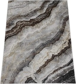 Szőnyeg 300x400 Modern Szürke Barna Hálószoba Nappali Vastag Húsos