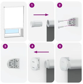 redőny Blackout 50x175 cm szövetszélesség 45,7 cm poliészter