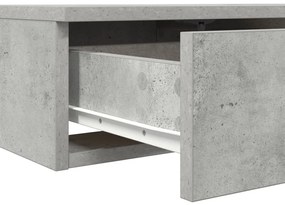 Ágy Fiókok Beton Szürke 150x36,5x16,5 cm Műszaki Fa