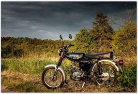 Poszterek 200x135 Fekete Simson négyes 4