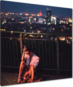 Vászonkép 90x90 Nehéz nap