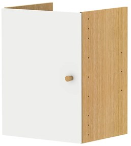 Fehér ajtós modul 33x43 cm Z Cube - Tenzo