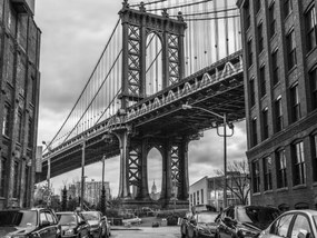 Poszter 40x30cm Híd Manhattanben, Assaf Frank