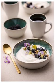 Fehér-zöld kőedény tálka 850 ml Gastro White/Green – Bitz