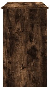 füstös tölgy színű szerelt fa íróasztal 90 x 45 x 76 cm