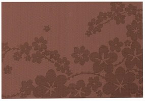 Dream Flower tányértartó, Ambition, 30x45 cm, PVC, barna
