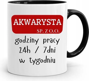 Akvarista Bögre Fekete Születésnapi Ajándék fényképes nyomtatással