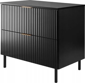 Álló Fürdőszoba Szekrény Mosdó Alá 80 Fekete Ryfle Mdf Fém Lábak Lap!