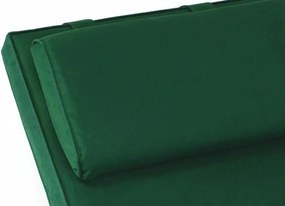 DIVERO Párna nyugágyhoz DIVERO 188 cm sötét zöld