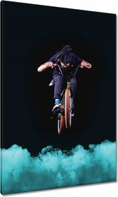 Vászonkép 70x100 Bmx Jumping Kerékpár
