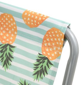 2 db összecsukható tengerparti napozóágy SAND PINEAPPLE