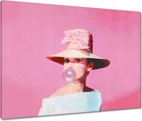 Vászonkép 80x60 Audrey Hepburn Léggömb