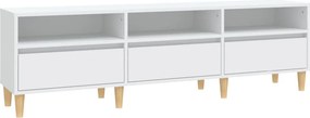 vidaXL fehér szerelt fa TV-szekrény 150 x 30 x 44,5 cm