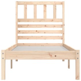 tömör fenyőfa ágykeret 75 x 190 cm Small Single