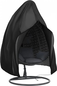Védőhuzat függő fotelhez, fekete, KRYTO TYP 1