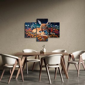 Kép - Festett szarvas (90x60 cm)