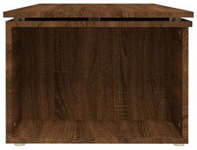 barna tölgyszínű szerelt fa dohányzóasztal 150 x 50 x 35 cm
