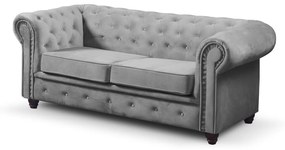 Infinity Chesterfield II kanapé Sötétszürke